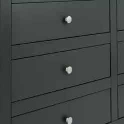 Julian Bowen Radley 6 Drawer Chest, Dark Grey & Pine -Dunelm Sales Store 1000169858 alt04
