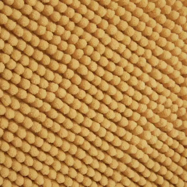Dunelm Ochre Mini Bobble Bath Mat 3 Dunelm Ochre Mini Bobble Bath Mat - Image 3
