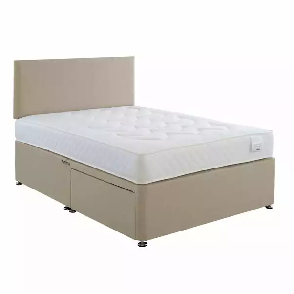Dunelm Comfort Divan Bed With Mattress 2 Dunelm Comfort Divan Bed With Mattress - Image 2
