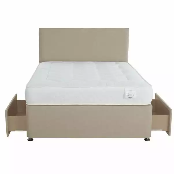 Dunelm Comfort Divan Bed With Mattress 4 Dunelm Comfort Divan Bed With Mattress - Image 4