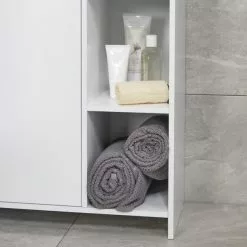 Lloyd Pascal Jaxon White Console Unit With Open Shelves -Dunelm Sales Store 1000182102 alt02