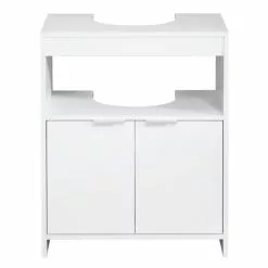 Lloyd Pascal Jaxon White Under Sink Unit With Open Shelf -Dunelm Sales Store 1000182103 alt04