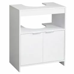Lloyd Pascal Jaxon White Under Sink Unit With Open Shelf -Dunelm Sales Store 1000182103 alt05