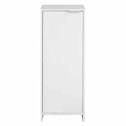 Lloyd Pascal Jaxon White Single Door Floor Cabinet With Adjustable Shelf -Dunelm Sales Store 1000182105 alt02