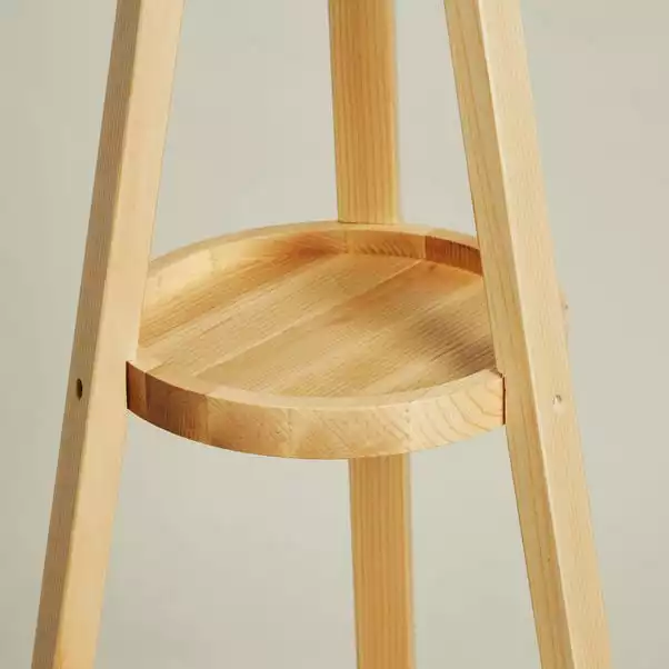 The Edited Life Ash Wood Coat Stand With Shelves 4 The Edited Life Ash Wood Coat Stand With Shelves - Image 4