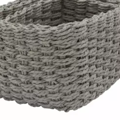 Dunelm Set Of 3 Paper Rope Grey Storage Baskets -Dunelm Sales Store 1000182508 alt04
