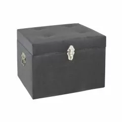 Dunelm Luxe Grey Velvet Storage Trunk -Dunelm Sales Store 1000184653 alt02