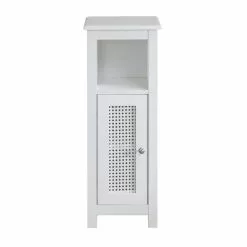Lloyd Pascal Palermo Cane White Single Door Cabinet -Dunelm Sales Store 1000185509 alt04