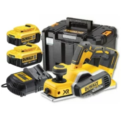 DeWalt DCP580M2 18V XR Brushless Planer Kit With 2x 4.0Ah Batteries