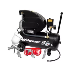 Sealey SAC2420APK 24L Direct Drive Compressor 2hp With 4pc Air Accessory Kit