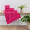 Dunelm Fuchsia Egyptian Cotton Towel