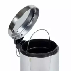 Dunelm Bathroom Basics 3-Litre Silver Pedal Bin -Dunelm Sales Store 30054117 alt02