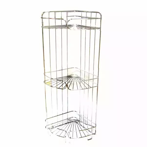 Dunelm Bathroom Basics 3 Tier Corner Caddy 1 Dunelm Bathroom Basics 3 Tier Corner Caddy