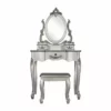 Dunelm Toulouse 3 Drawer Dressing Table Set With Mirror