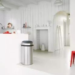 Brabantia 60 Litre Matt Steel Touch Bin