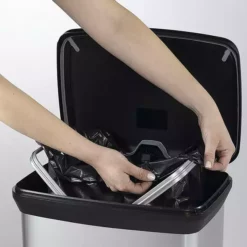 Curver 50L Silver Deco Bin -Dunelm Sales Store 30191867 alt04