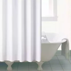 Dunelm White Ceramic Shower Curtain