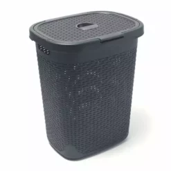 Addis 50L Charcoal Laundry Hamper