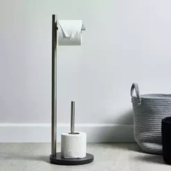 Dunelm Grey Resin Toilet Butler