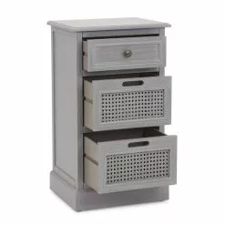 Dunelm Lucy Cane 3 Drawer Bedside Table -Dunelm Sales Store 30267546 alt03