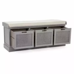 Dunelm Lucy Cane Grey Storage Bench -Dunelm Sales Store 30267548 alt03