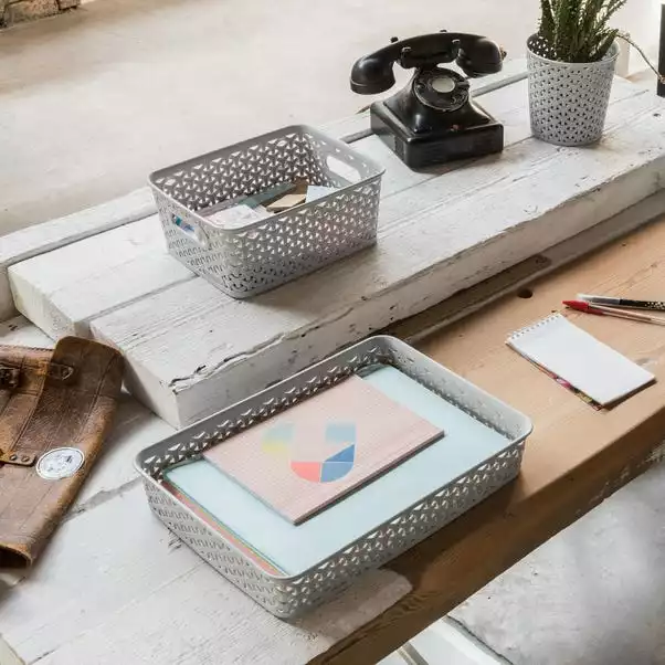 Curver 4L Grey Basket 2 Curver 4L Grey Basket - Image 2