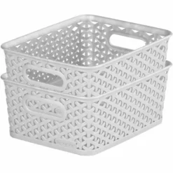 Curver 4L Grey Basket 11 Curver 4L Grey Basket -Dunelm Sales Store 30271752 alt05