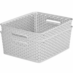 Curver 13L Grey Basket -Dunelm Sales Store 30271754 alt05