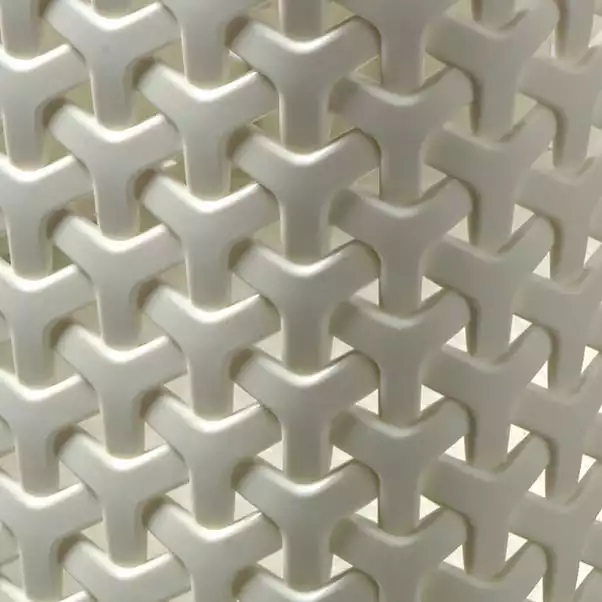 Curver 18L Vintage White Basket 3 Curver 18L Vintage White Basket - Image 3