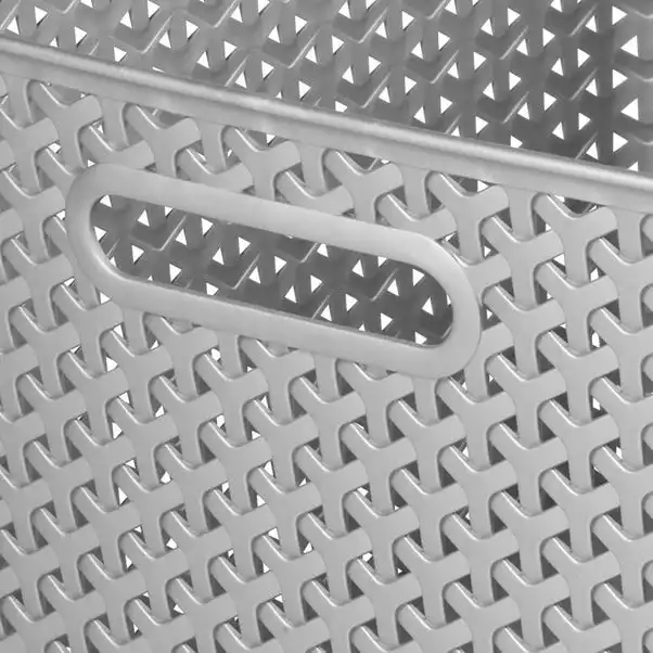 Curver 18L Grey Basket 4 Curver 18L Grey Basket - Image 4