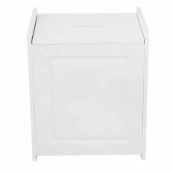 Lloyd Pascal Verona White Laundry Basket