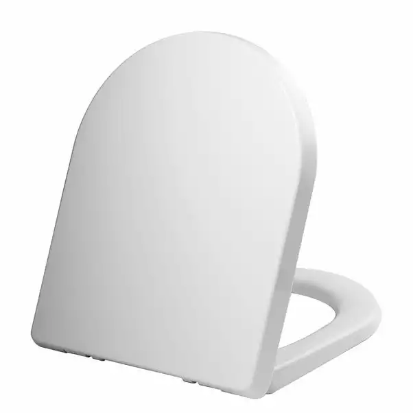 Dunelm Thermoplast White D Shape Toilet Seat 1 Dunelm Thermoplast White D Shape Toilet Seat