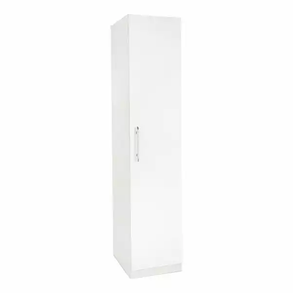 Harmony Acton Single Wardrobe, White 1 Harmony Acton Single Wardrobe, White