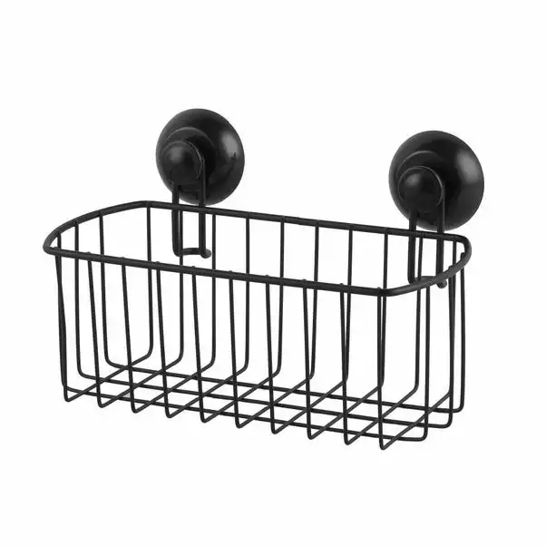 Elements Black Wire Suction Caddy 1 Elements Black Wire Suction Caddy