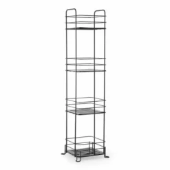Elements 4 Tier Black Wire Storage Caddy -Dunelm Sales Store 30443249 alt02