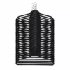 Dunelm Pack Of 25 Black Flocked Hangers
