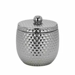 Dunelm Silver Hammered Trinket Pot
