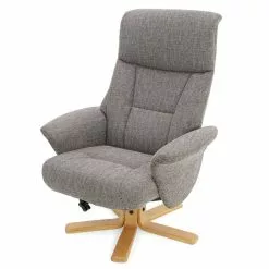 Dunelm Whitham Swivel Recliner Chair - Grey -Dunelm Sales Store 30583506 alt02