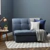 Dunelm Navy Rowan Small Double Sofa Bed