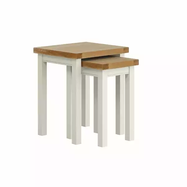 Dunelm Compton Ivory Nest Of Tables 1 Dunelm Compton Ivory Nest Of Tables
