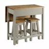 Core Corona Grey Drop Leaf Table Dining Set
