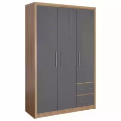 Seconique Seville Triple 2 Drawer Wardrobe