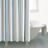 Dunelm Nautical Bold Stripe XL Shower Curtain