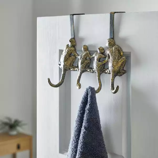 Dunelm Monkey Overdoor Hooks 1 Dunelm Monkey Overdoor Hooks