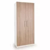 Harmony Euston Double Wardrobe, White