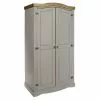 Seconique Corona Double Wardrobe, Pine