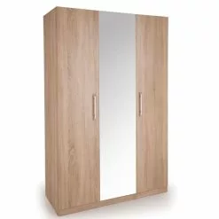 Harmony Holborn Triple Wardrobe, Mirrored
