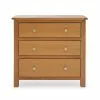 Dunelm Bromley 3 Drawer Chest, Oak