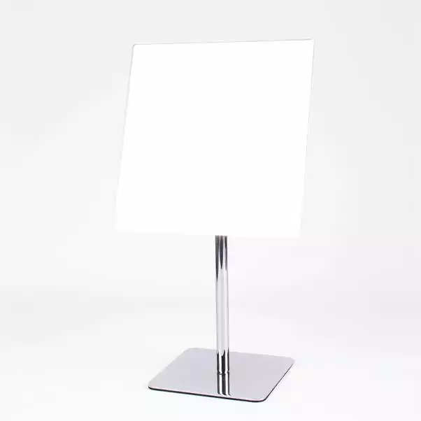 Dunelm Square Pedestal Mirror 1 Dunelm Square Pedestal Mirror