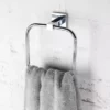 Dunelm Square Wall Mounted Towel Ring